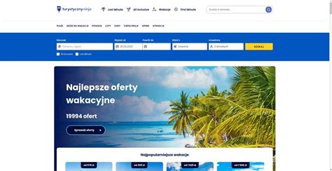 Przeanalizuj usługi strony Turystycznyninja.pl i organizuj idealny wypoczynek urlopowy. 2022